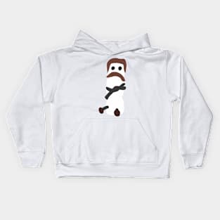 Marshmallow Candy Ron Swanson Kids Hoodie